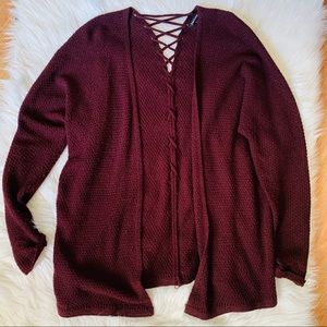 Deep Purple Cardigan